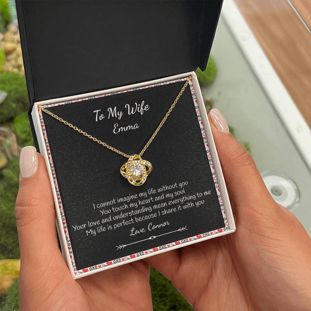 Personalize Valentine Gift from Husband to Wife, Hugs and kiss OXO To My Wife