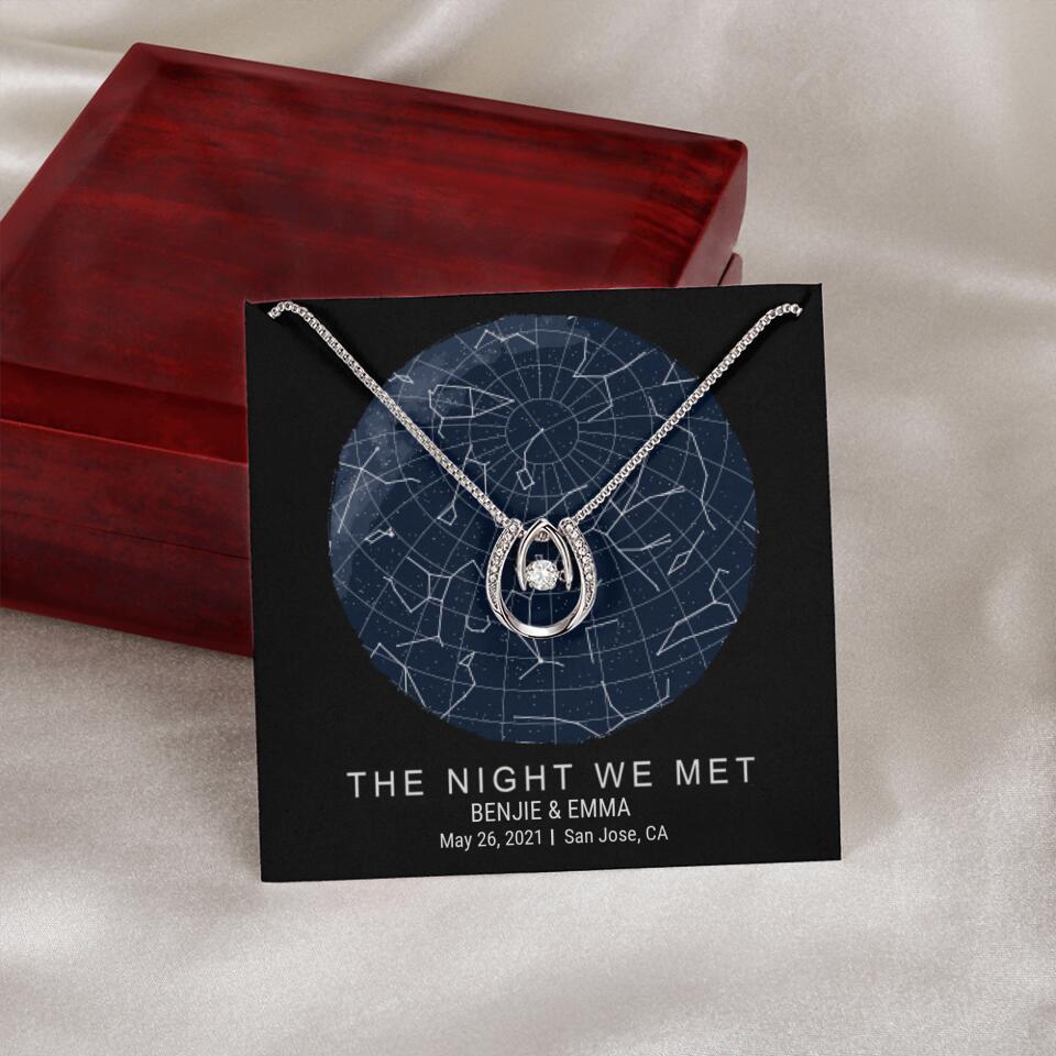 CardWelry Personalized Star Map - The Night/Day We Met Customizer