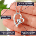 CardWelry To My Mom, You Are The Sweetest Gift God Has Ever Given Me, Love Always, Your Son - Forever Love Necklace Jewelry