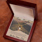 CARDWELRYJewelryDear Daughter, There is no mountain too high... from Dad White Gold Forever Love Necklace