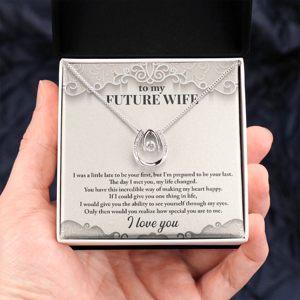 CardWelry Future Wife Gift, Gift for Fiancé, Gift For Future Wife, Necklace Gift for Wife To Be Jewelry