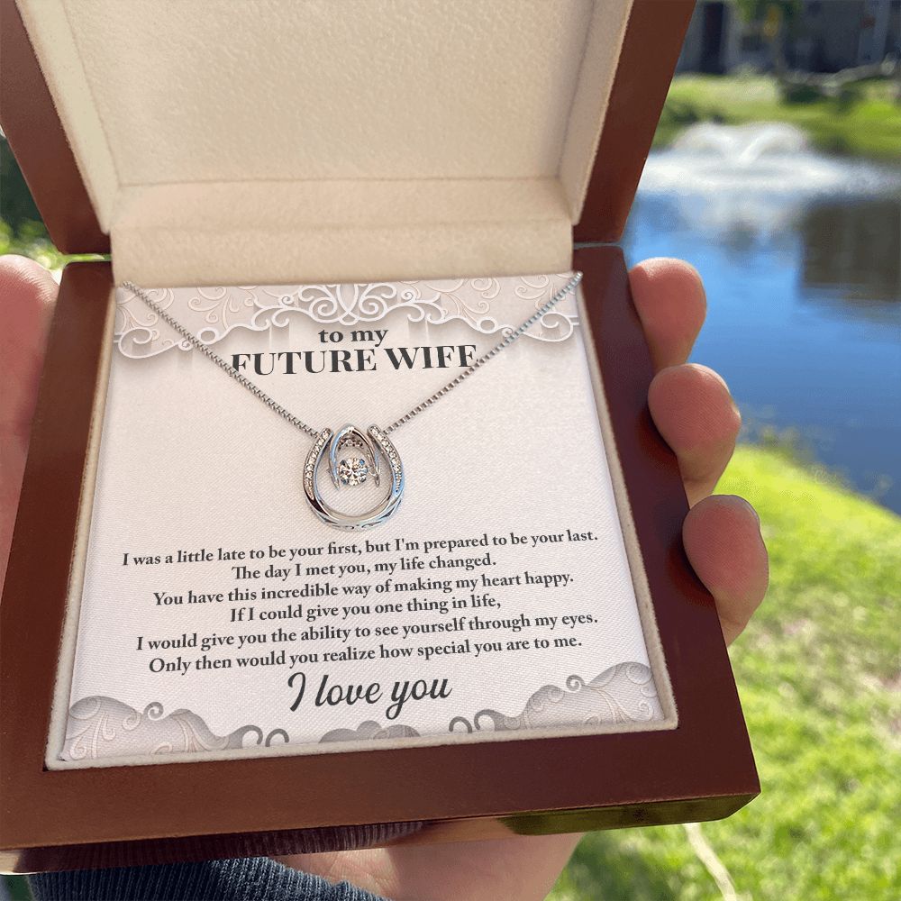 CardWelry Future Wife Gift, Gift for Fiancé, Gift For Future Wife, Necklace Gift for Wife To Be Jewelry