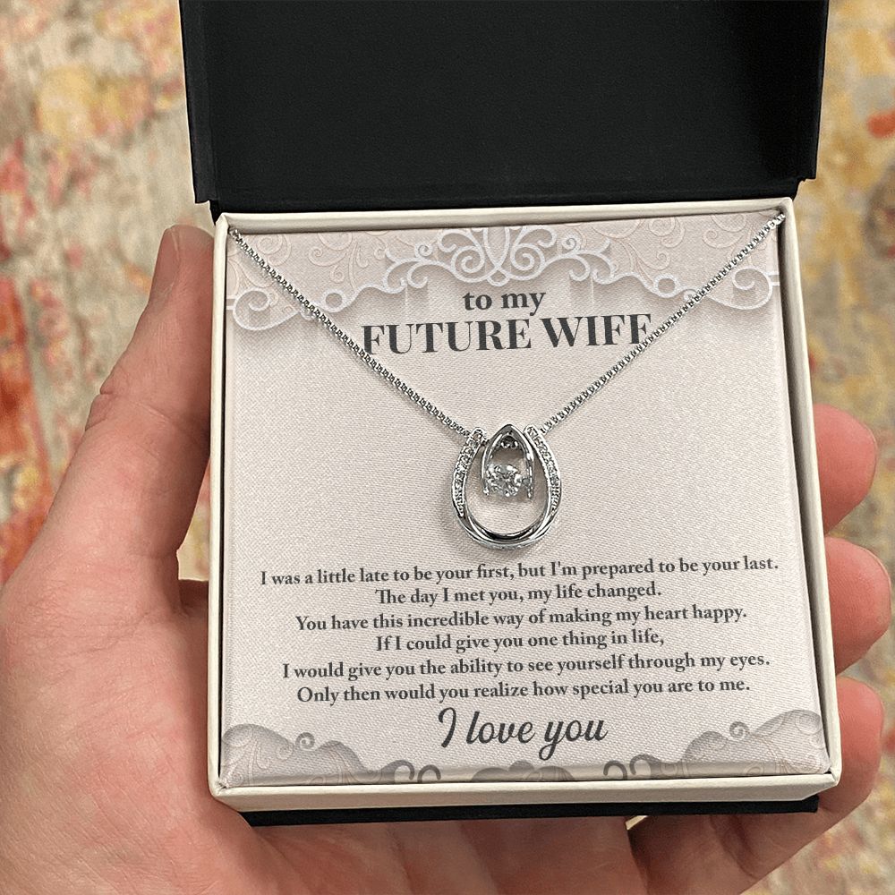 CardWelry Future Wife Gift, Gift for Fiancé, Gift For Future Wife, Necklace Gift for Wife To Be Jewelry