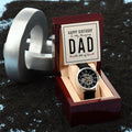 CardWelry Gift for Dad, Happy Birthday To My Amazing Open Work Watch Birthday Gifts for Dad Jewelry