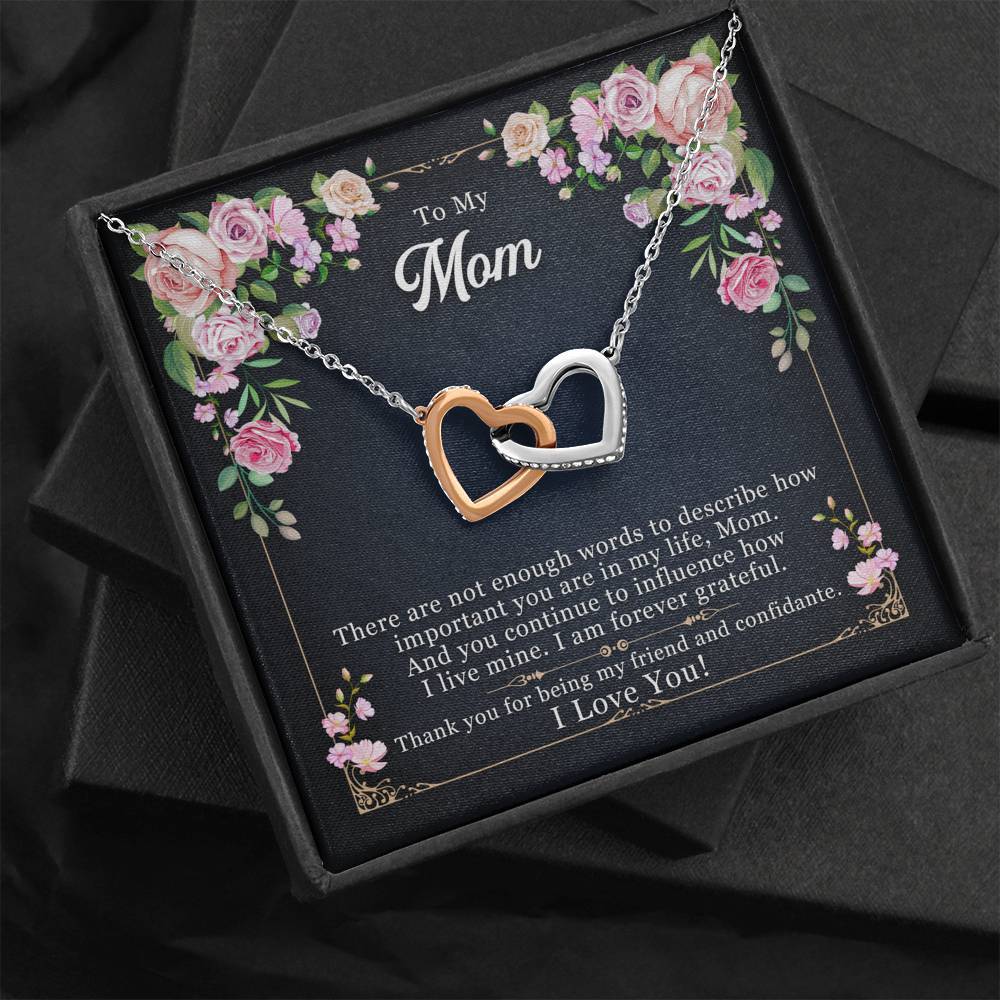 CardWelry Gifts For Mom Necklace, Mom Birthday Card Christmas Gift for Moms Mothers Gift for Her Jewelry