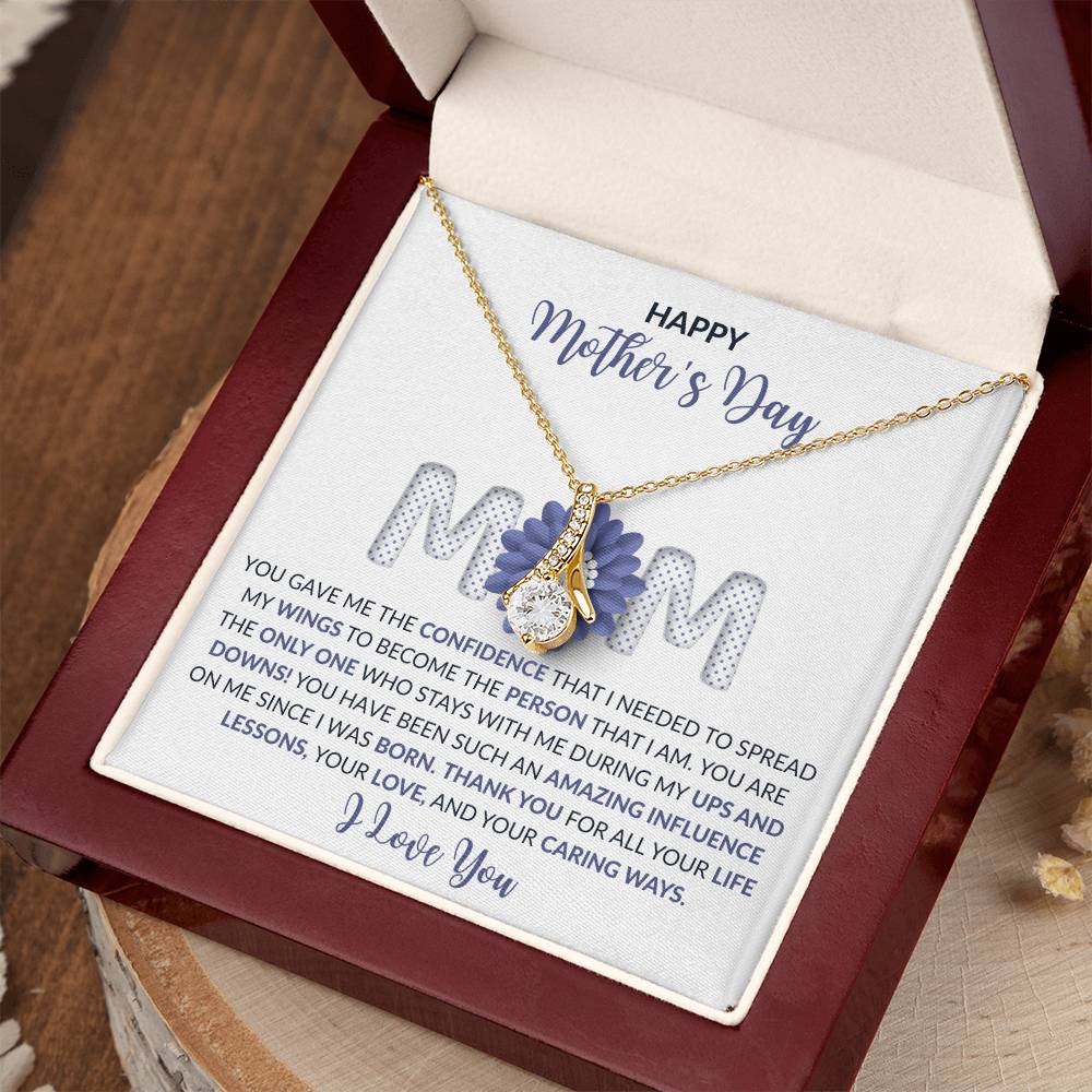 CARDWELRYJewelryHappy Mother's Day Mom, Thank You For All - Alluring Beauty Necklace Gift