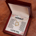 CARDWELRYJewelryMommy, My Mother, My Rock, White Gold Forever Love CardWelry Necklace