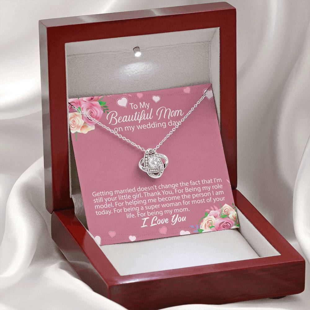 CardWelry Mother of the Bride Gift from Daughter Mother of the Bride Necklace Jewelry