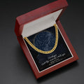 CardWelry Personalized Anniversary Gift for Him, Under this moon - When it all began, Star Map Cuban Link Necklace Customizer