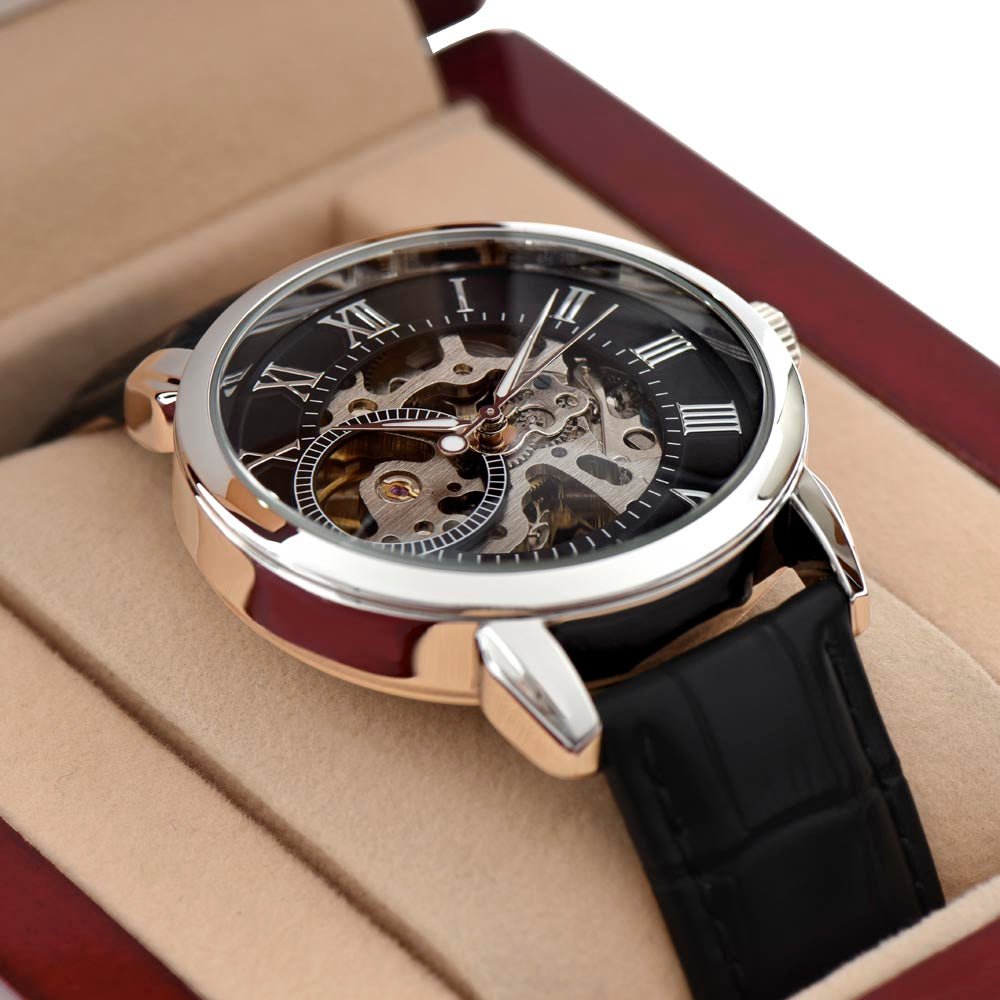 CardWelry Romantic Gift For Soulmate from Wife, Luxury Watch for Soulmate, Soulmate Gifts for Him, Husband Boyfriend Fiancé Gift Ideas Watch