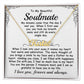 CardWelry Soulmate Name Necklace Gifts, My Dreams Came True The Day I Met You, Gift for Her from Husband, from Fiancée, from Boyfriend Jewelry 18k Yellow Gold Finish Standard Box