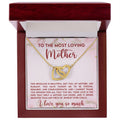 CARDWELRYJewelryTi The Most Loving Mother, This Necklace Inter Locking Heart CardWelry Gift