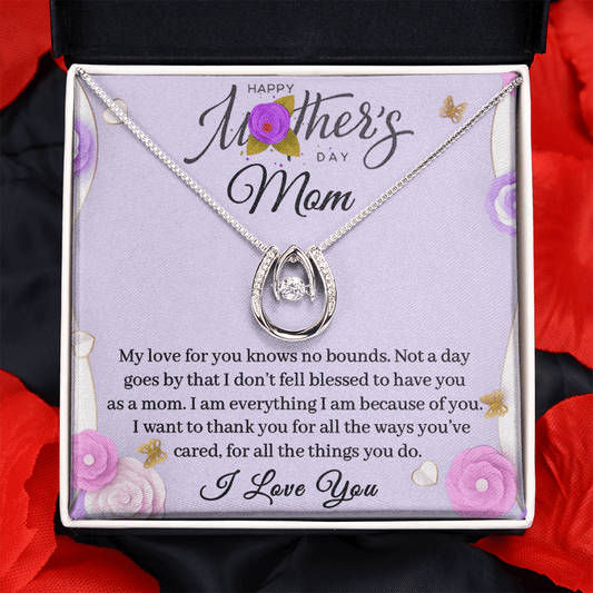 CardWelry To Mom Mother’s Day Gift, To My Mom Gift, Mother's Day Gift Happy Mother’s Day Necklace Gift For Mom Jewelry