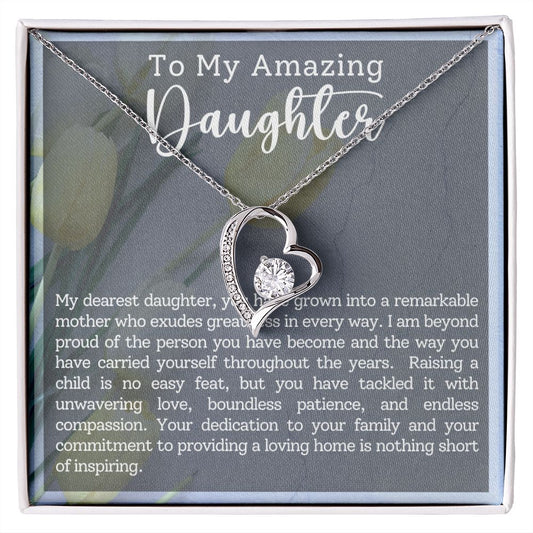 CARDWELRYJewelryTo My Amazing Daughter, I am Beyond Proud, Forever Love Necklace