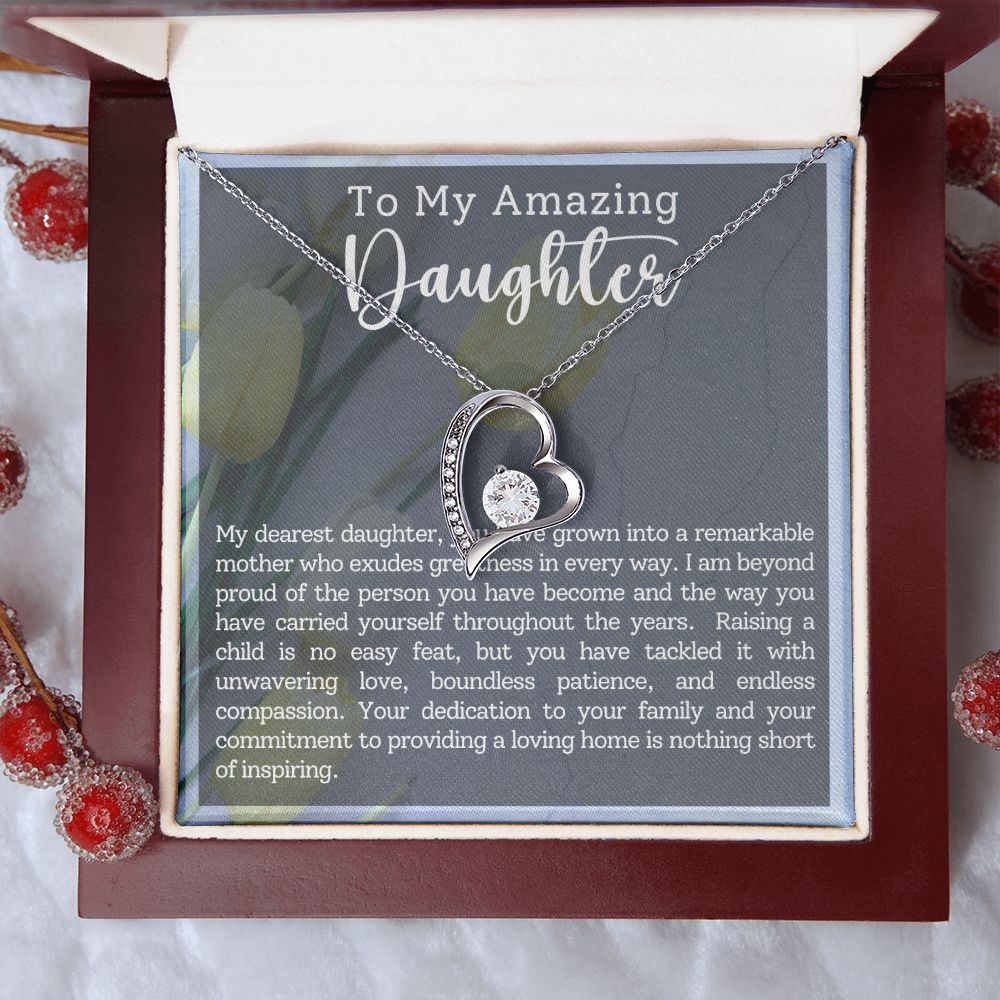 CARDWELRYJewelryTo My Amazing Daughter, I am Beyond Proud, Forever Love Necklace