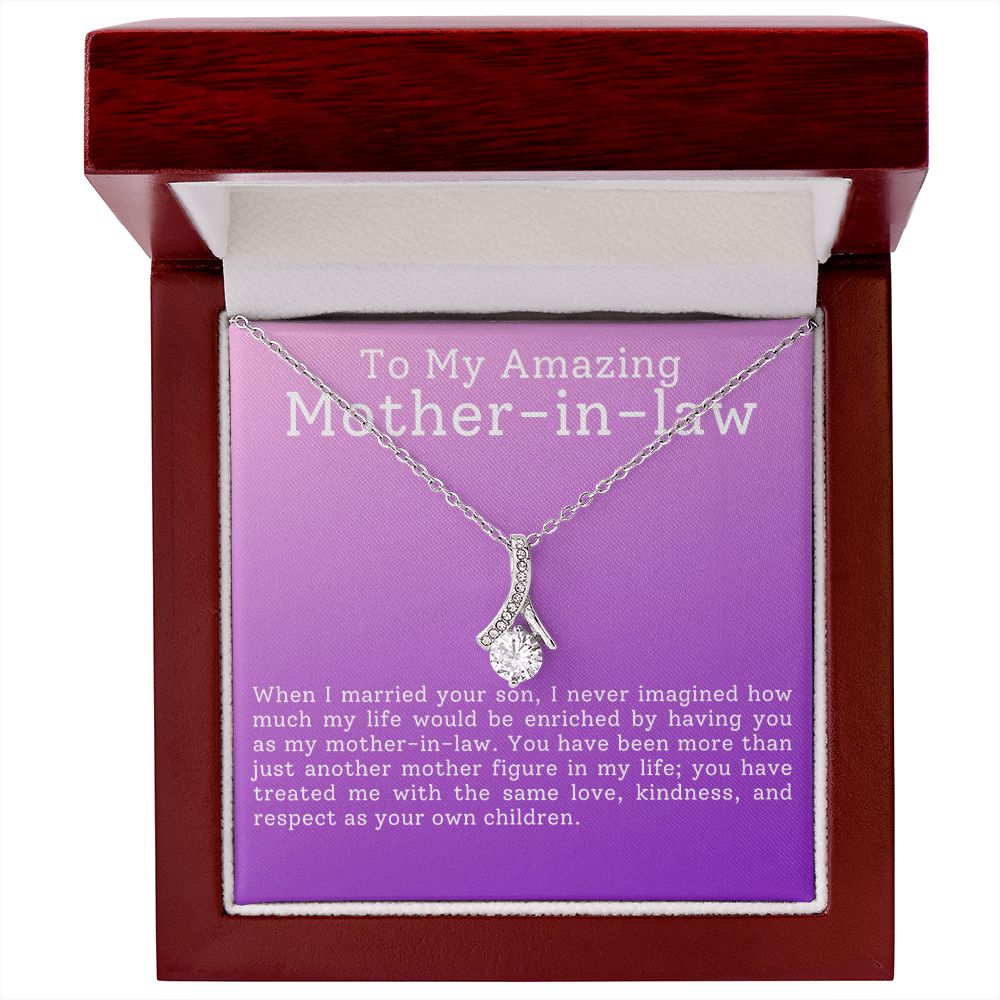 CARDWELRYJewelryTo My Amazing Mother-In-Law, I Never Imagined Alluring Beauty CardWelry Gift