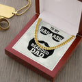 CardWelry To My Bad Ass Bearded Uncle Cuban Link Chain Necklace Customizer