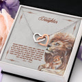 CARDWELRYJewelryTo My Beautiful Daughter, I Promise To Love You For The Rest Of My Life - Interlocking Hearts Necklace