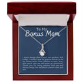 CARDWELRYJewelryTo My Bonus Mom, thank You for Being Patient Alluring Beauty CardWelry Gift