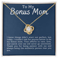 CARDWELRYJewelryTo My Bonus Mom, thank You for Being Patient Love Knot CardWelry Gift