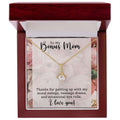 CARDWELRYJewelryTo My Bonus Mom, Thanks for Putting Up Alluring Beauty CardWelry Gift