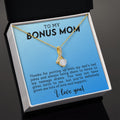 CARDWELRYJewelryTo My Bonus Mom, Thanks for Putting Up With My Dad Alluring Beauty CardWelry Gift