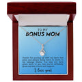 CARDWELRYJewelryTo My Bonus Mom, Thanks for Putting Up With My Dad Alluring Beauty CardWelry Gift