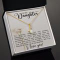 CARDWELRYJewelryTo My Daighter, I Am Blessed To Have You Alluring Beauty CardWelry Gift