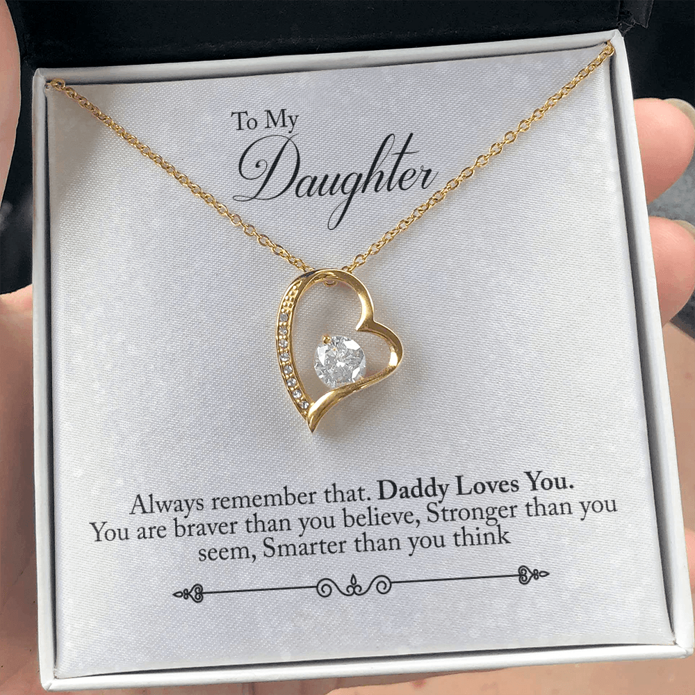 CardWelry To My Daughter, Daddy Loves You - Forever Love Jewelry