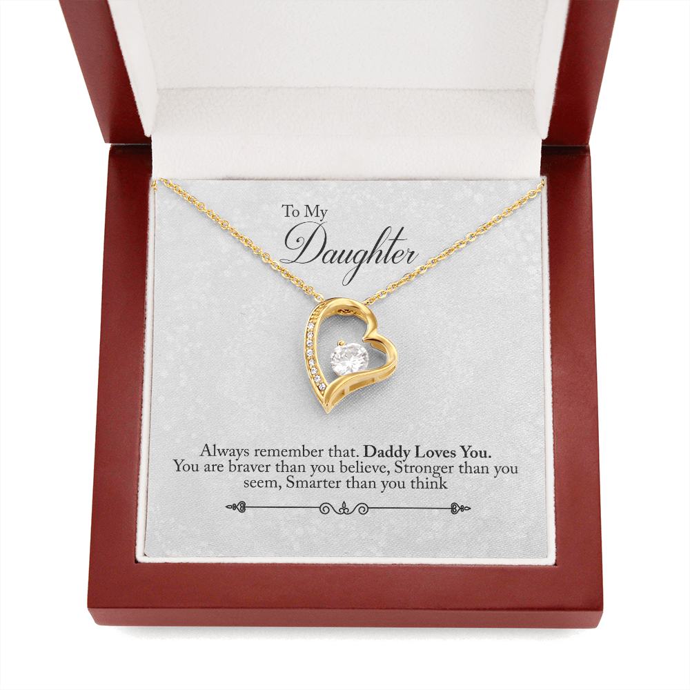 CardWelry To My Daughter, Daddy Loves You - Forever Love Jewelry