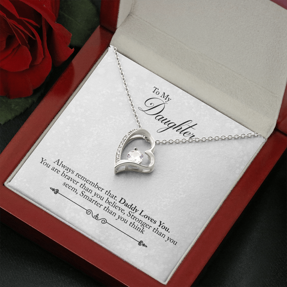 CardWelry To My Daughter, Daddy Loves You - Forever Love Jewelry