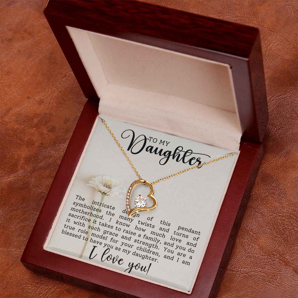 CARDWELRYJewelryTo My Daughter, I am Blessed To Have You, Forever Love CardWelry Gift