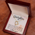 CARDWELRYJewelryTo My Daughter, I am So Proud Of The... Forever Love CardWelry Necklace