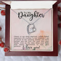 CARDWELRYJewelryTo My Daughter, I am So Proud Of The... Forever Love CardWelry Necklace