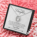 CardWelry To My Daughter Love Necklace Gift from Mom - Never forget that I Love You. Necklace for Daughter Gift from Mom Jewelry