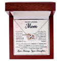 CARDWELRYJewelryTo My Loving Mom, For All The Time I Forgtot to Thank You Inter Locking Heart CardWelry Gift