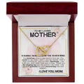 CARDWELRYJewelryTo My Loving Mother, You Are My World Inter Locking Heart CardWelry Gift