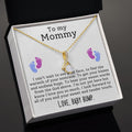 CARDWELRYJewelryTo My Mommy, I can't Wait to See Your Face Alluring Beauty CardWelry Gift