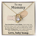 CARDWELRYJewelryTo My Mommy, Love, Baby Bump, Mom To Be Forever Love CardWelry Necklace