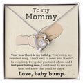 CARDWELRYJewelryTo My Mommy, Love, Baby Bump, Mom To Be Forever Love CardWelry Necklace