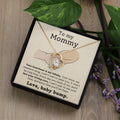 CARDWELRYJewelryTo My Mommy, Love, Baby Bump, Mom To Be Forever Love CardWelry Necklace