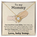 CARDWELRYJewelryTo My Mommy, Your Heartbeat Is My Lullaby Love Knot CardWelry Gift