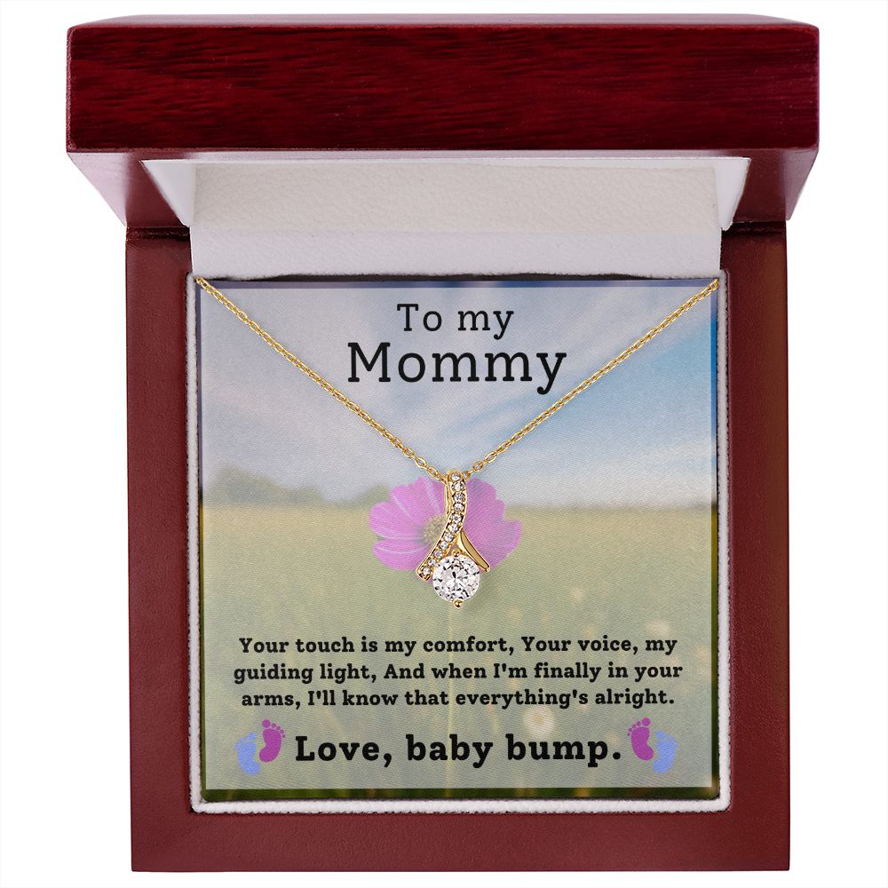 CARDWELRYJewelryTo My Mommy, Your Touch Is My Comfort Alluring Beauty CardWelry Gift