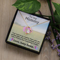 CARDWELRYJewelryTo My Mommy, Your Touch is my comfort, Baby Bump, CardWelry Necklace