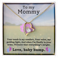 CARDWELRYJewelryTo My Mommy, Your Touch is my comfort, Baby Bump, CardWelry Necklace