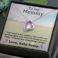 CARDWELRYJewelryTo My Mommy, Your Touch is my comfort, Baby Bump, CardWelry Necklace