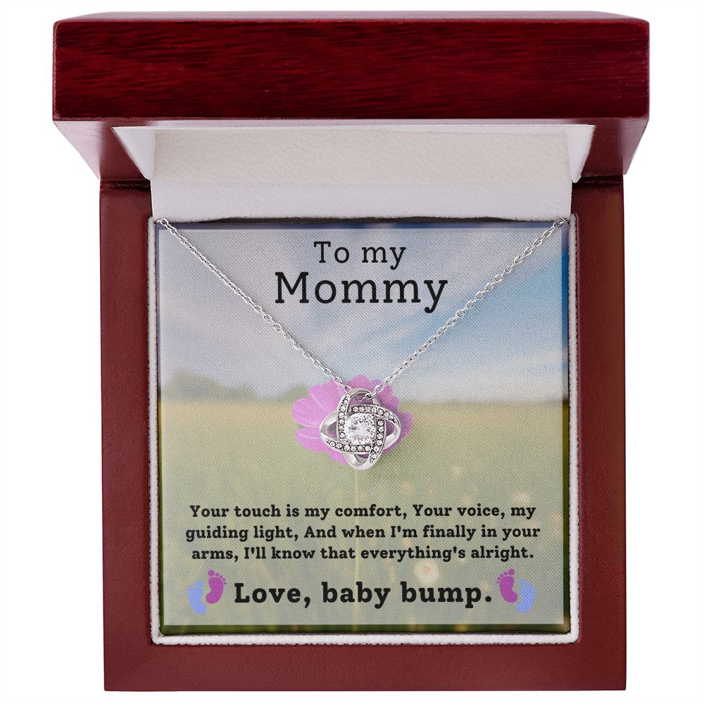 CARDWELRYJewelryTo My Mommy, Your Touch Is My Comfort Love Knot CardWelry Gift