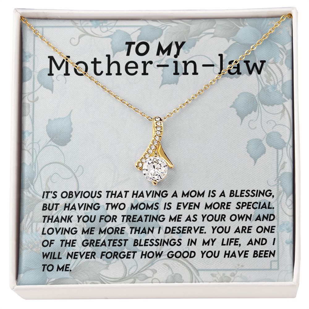 CARDWELRYJewelryTo My Mother-In-Law, I will Never Forget Alluring Beauty CardWelry Gift