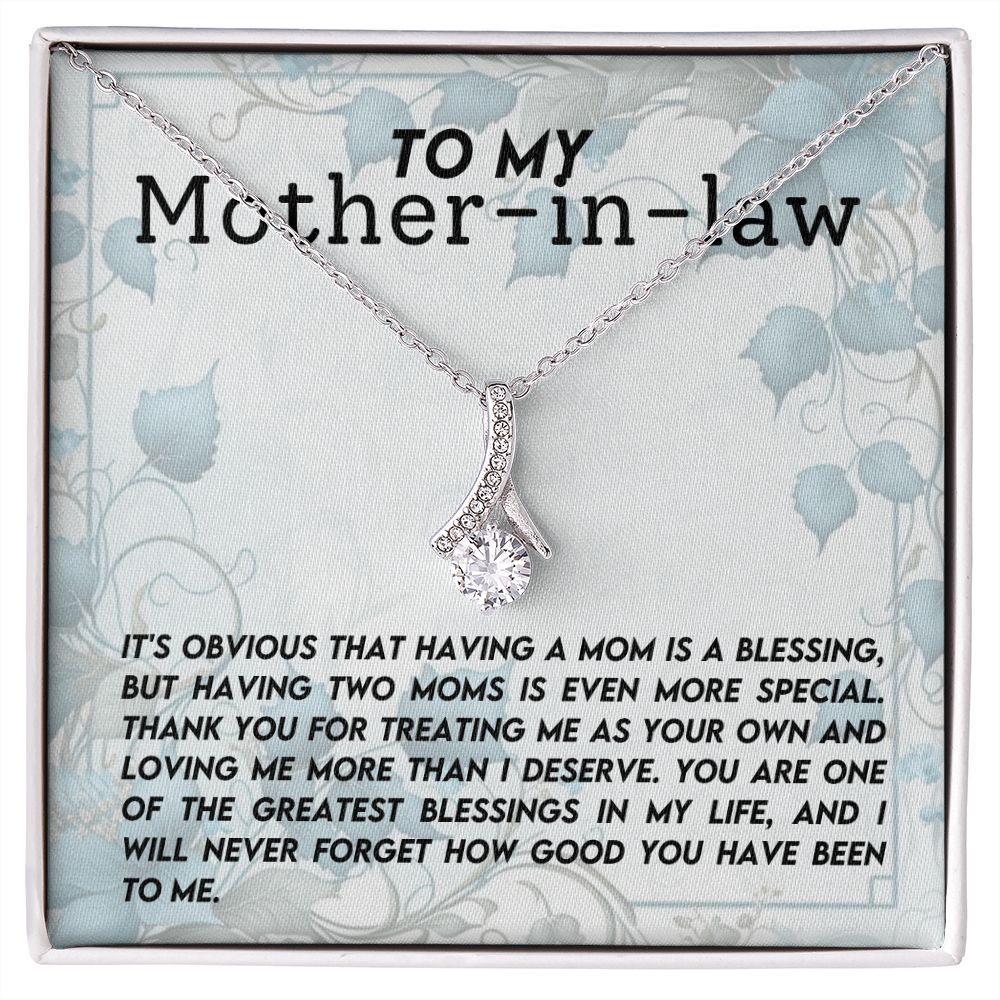 CARDWELRYJewelryTo My Mother-In-Law, I will Never Forget Alluring Beauty CardWelry Gift