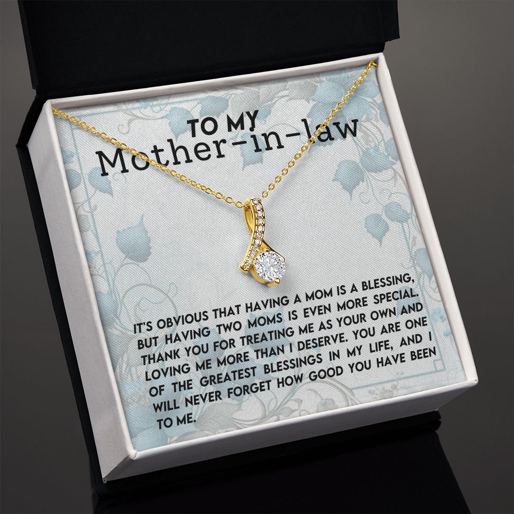 CARDWELRYJewelryTo My Mother-In-Law, I will Never Forget Alluring Beauty CardWelry Gift